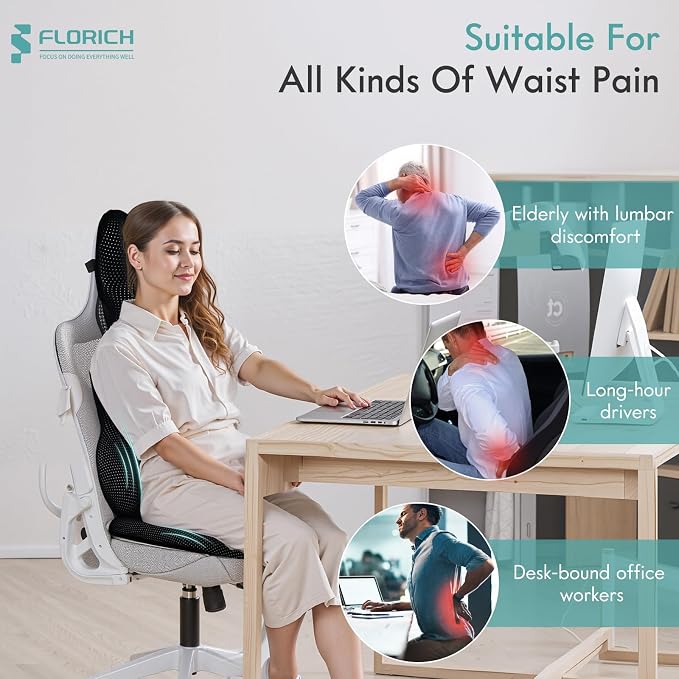 FLORICH Car Seat Cushion and Lumbar Support Pillow - Image 5