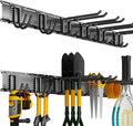 Garage Organization Tool Organizer Wall Mount, 48inch Heavy Duty Garden Tool by CRXCRC
