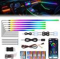 2025 Upgraded Dreamcolor Acrylic Interior Car LED Strip Light by AMKI