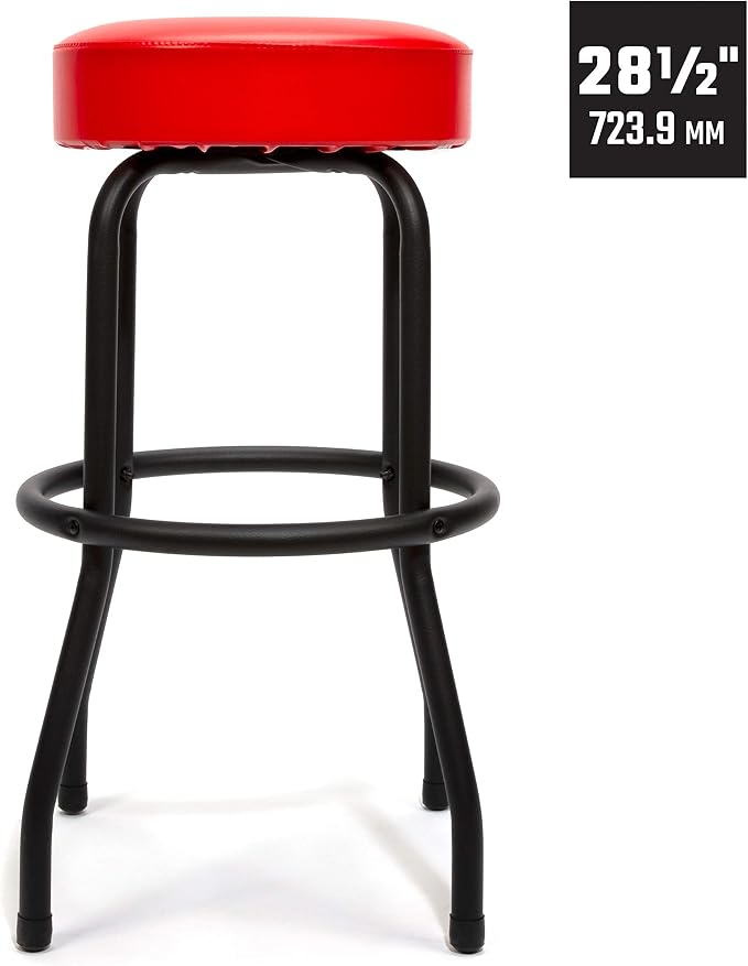 Craftsman Fixed Height Work Shop Stool, 28.5-inches Tall, Rip-Resistant Padded - Image 5