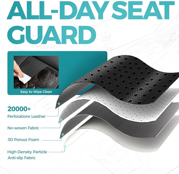 for Toyota Camry Seat Covers L LE XLE 2012 2013 2014 2015 2016 2017 - Image 4