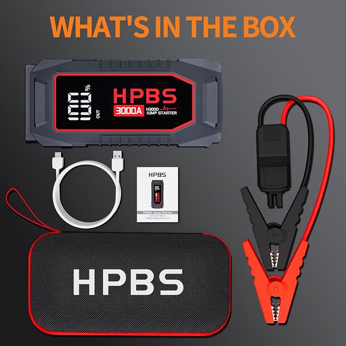 Jump Starter - 3000A Car Battery Jump Starter - Image 6