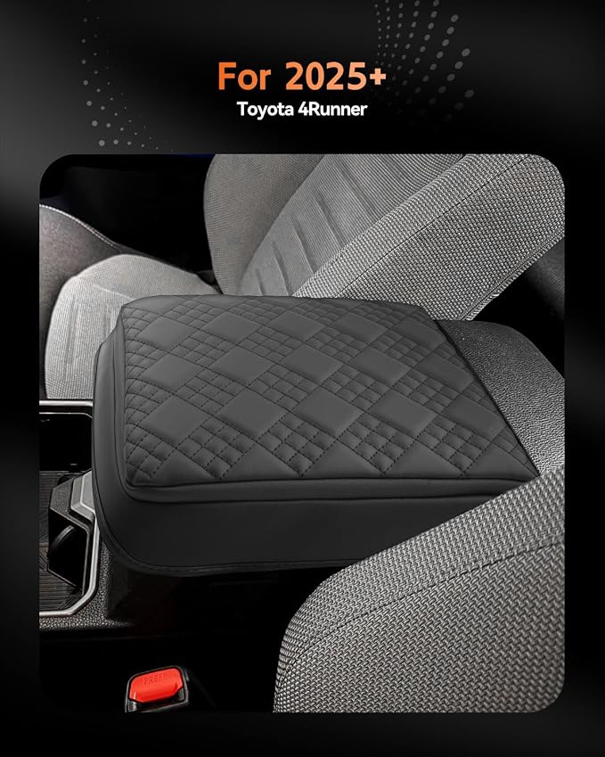 CDEFG for 2025 Toyota 4Runner Center Console Cover Armrest Box Cover for - Image 2