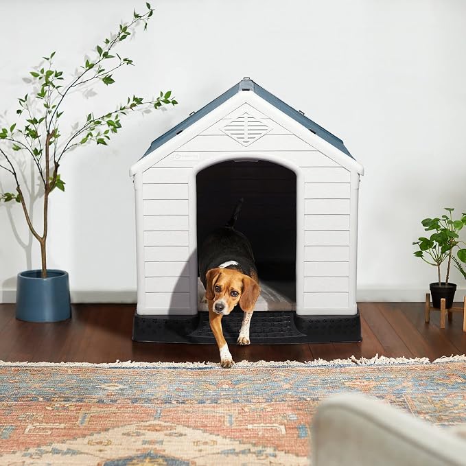 LEMBERI Durable Waterproof Plastic Dog House - Image 2