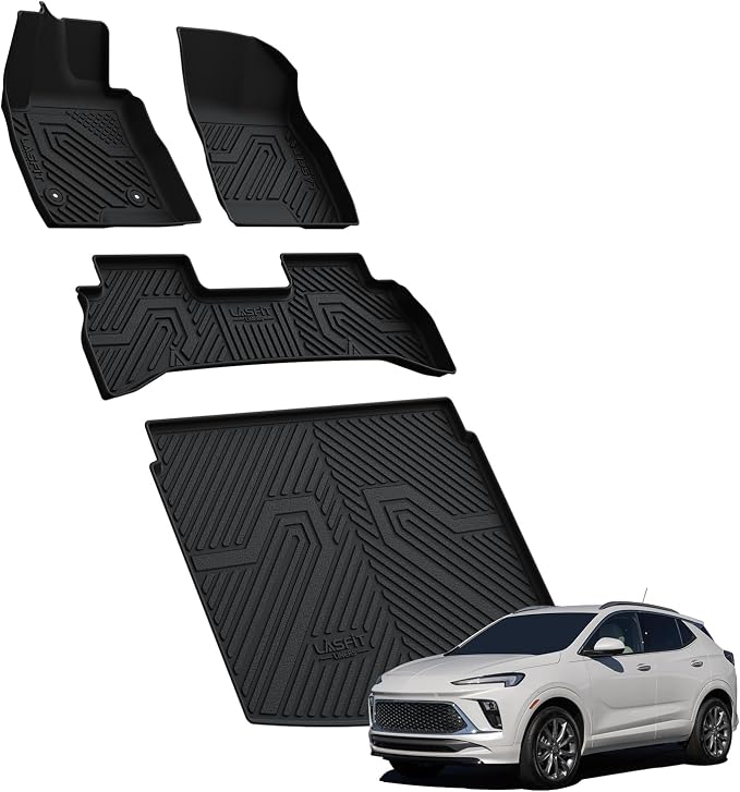LASFIT Floor Mats & Cargo Mat for Buick Encore GX 2020-2026, TPE All Weather - Image 8