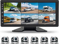 6 Channel Backup Camera System, 1080P Rearview Camera by Unknown
