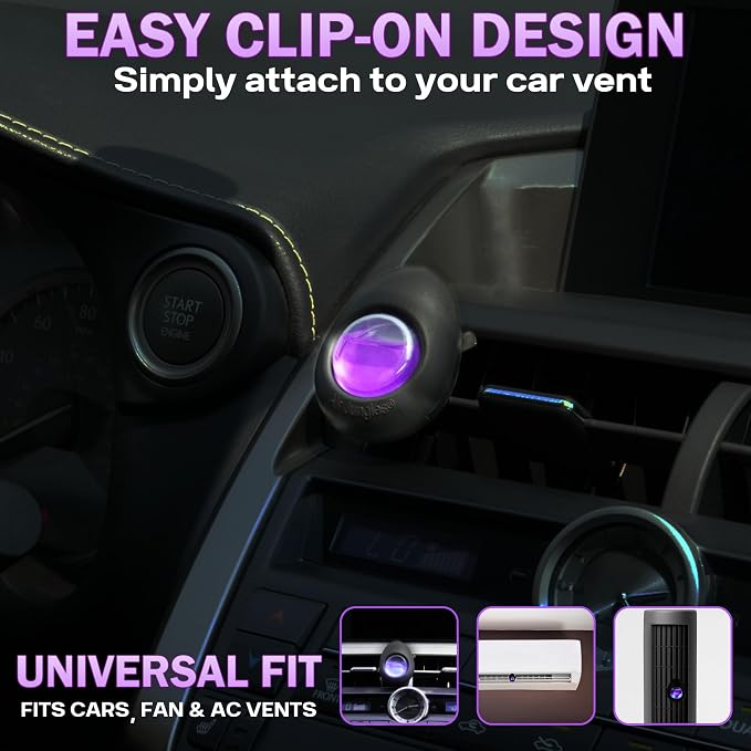 Air Jungles Car Air Freshener Vent Clip 4 Count, 4 ml Each, Long-Lasting Car - Image 5