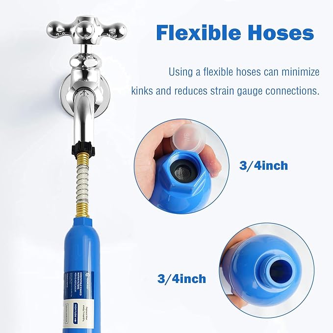 Hourleey 2 Pack RV Inline Water Filter, Chlorine and Sediment in Drinking Water - Image 2