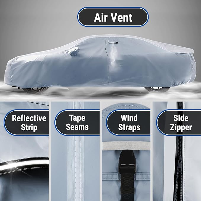 iCarCover Premium Car Cover for 1988-2008 Pontiac Grand Prix Heavy Duty - Image 5
