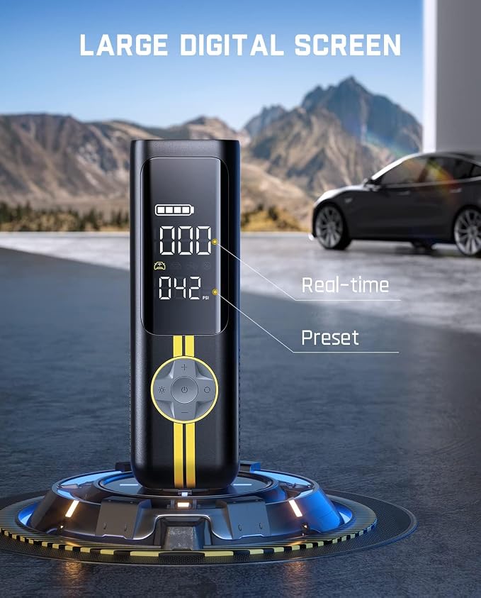 Fanttik X8 APEX EV Tire Inflator Portable Air Pump, 2X Faster Inflation - Image 5