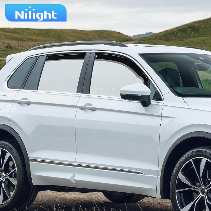 Nilight Vent Window Visors for Volkswagen Tiguan 2018 2019 2020 2021 2022 2023 - Image 7
