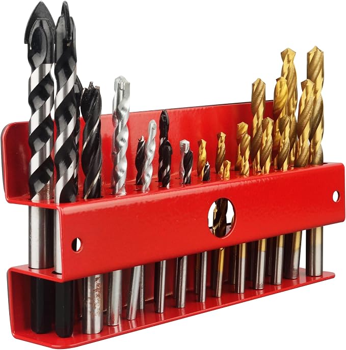 MUTUACTOR Drill Bit Organizer Heavy Duty, Quick Access Magnetic Mount Drill Bit by MUTUACTOR