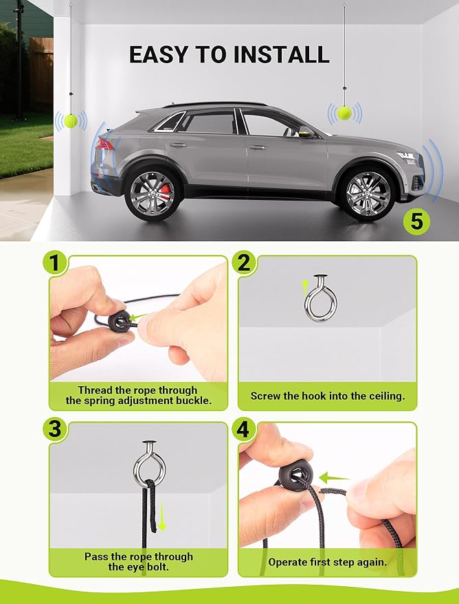2-Packs Tennis Ball Garage Parking Aid - Image 4