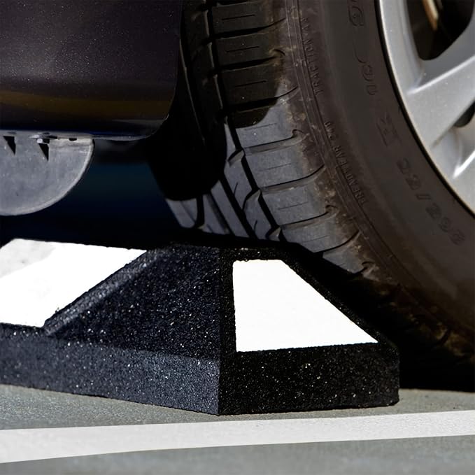 SmartSign Rubber Parking Curb, Heavy Duty Parking Stops - Image 4