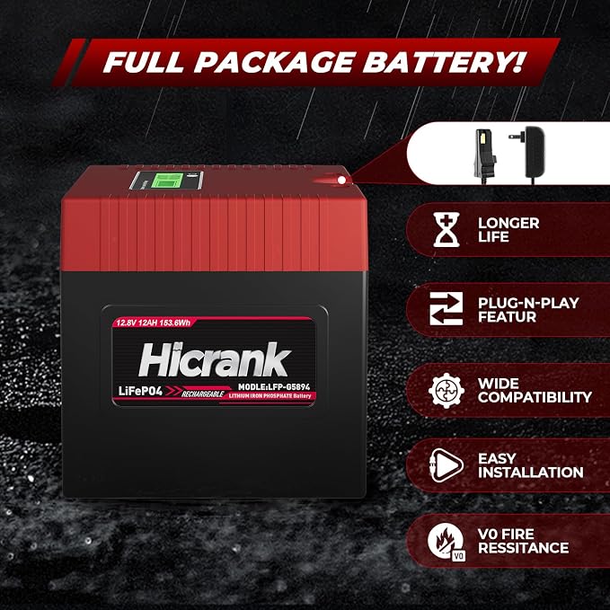 Lithium LiFePO4 Power Wheels Ride On Toy Replacement Battery 12V 12Ah, 2X - Image 6