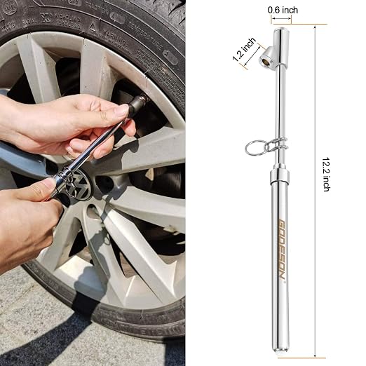 GODESON Dual Head Tire Pressure Gauge, Heavy Duty Tire Pressure Gauge Range - Image 3