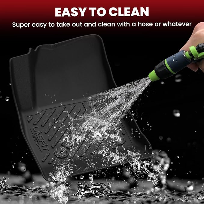 LASFIT Floor Mats for Chevrolet Cruze 2016-2020, All Weather TPE Custom Fit - Image 5