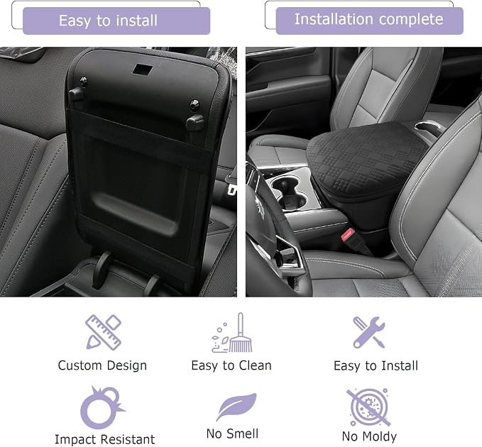 LUWU 2025 Suburban Tahoe Center Console Cover Compatible - Image 6