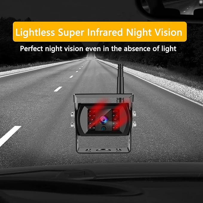 Wireless Backup Camera for Trucks VMW7 high Definition 1080P 7” IPS Monitor - Image 8