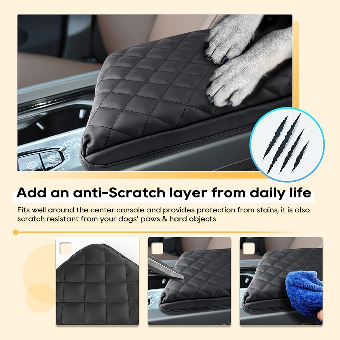 LFOTPP 2024 XC60 Armrest Cover for XC60 Center Console Cover for 2018-2021 2022 - Image 3