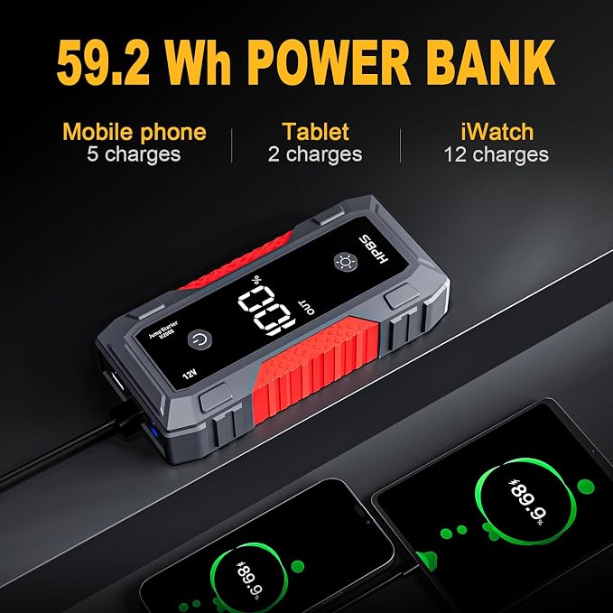 Jump Starter - 4000A Jump Starter Battery Pack - Image 3