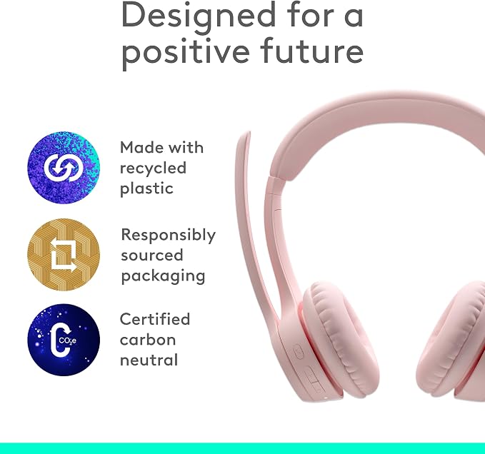 Logitech Zone 300 Wireless Bluetooth Headset - Image 7