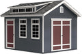 Handy Home Products Designer 12x10 Wooden Storage Shed by HandyHomeSheds