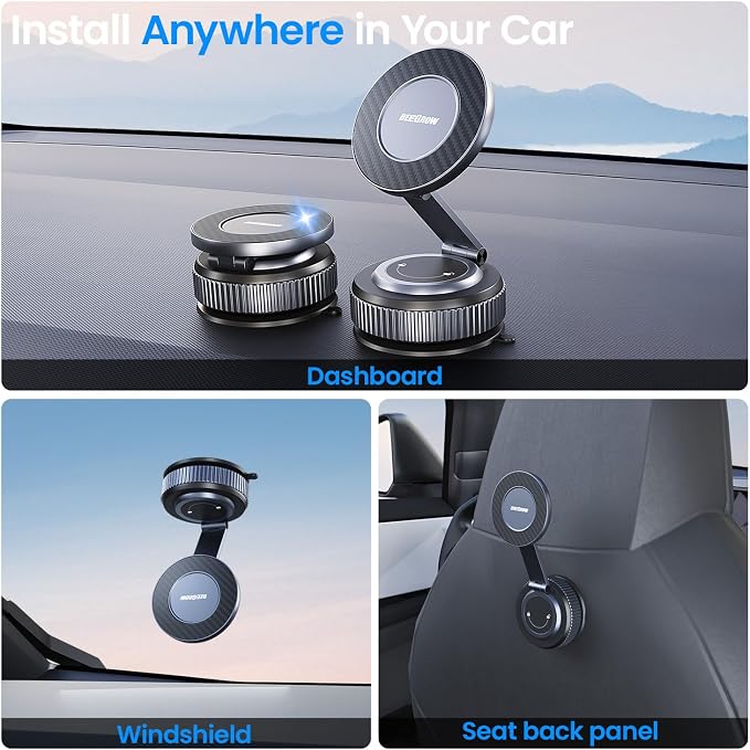 Car Phone Holder for Magsafe Car Phone Mount 360° Adjustable, Phone Holders for - Image 5