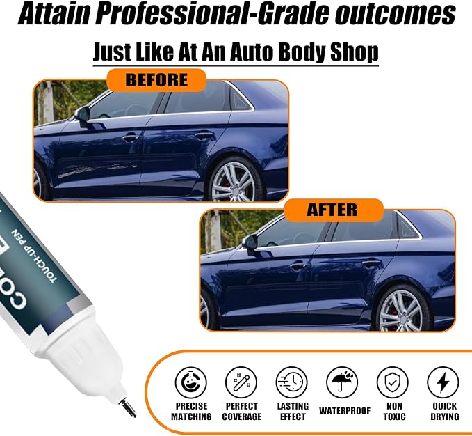 Navarra Blue Metallic Touch Up Paint Compatible - Image 2