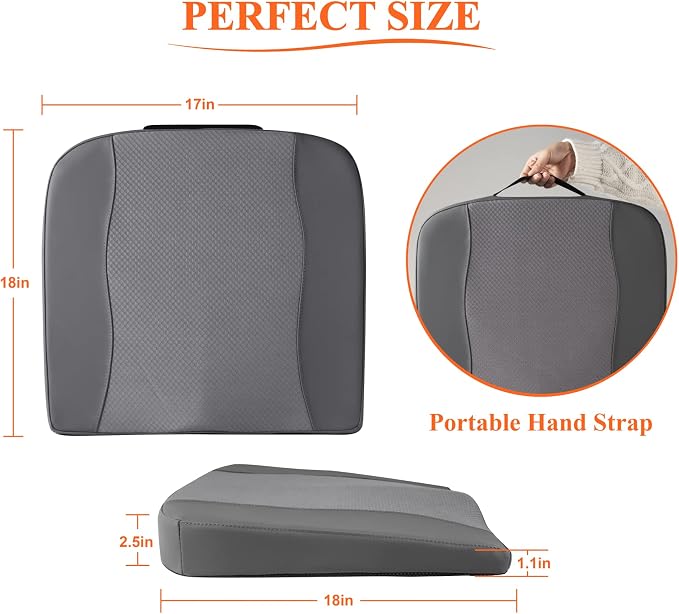 Car Seat Cushion, Comfort Memory Foam Car Cushions - Image 8