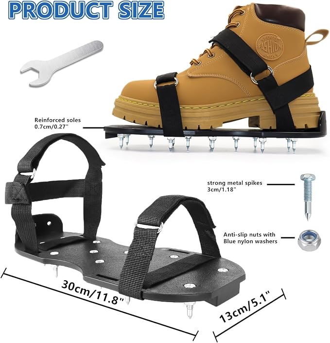 Epoxy Shoes, Fully Assembled Gunite Spiked Shoes - Image 6