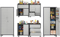 Metal Tool Cabinet, Garage Storage Cabinet System, Wall Cabinet & Locking by VIYET