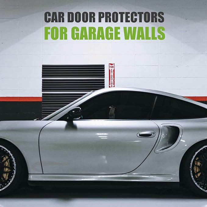 Garage Wall Protector Strip Car Door Protector, Self-Adhesive Rubber Garage - Image 4