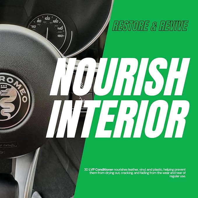 3D Leather, Vinyl & Plastic Conditioner | Restores, Conditions & Protects Car - Image 6