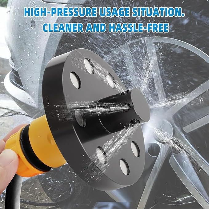 O-Ring Chassis Cleaner Flusher Kit, 360° Spinning Nozzle, Undercarriage Cleaner - Image 2