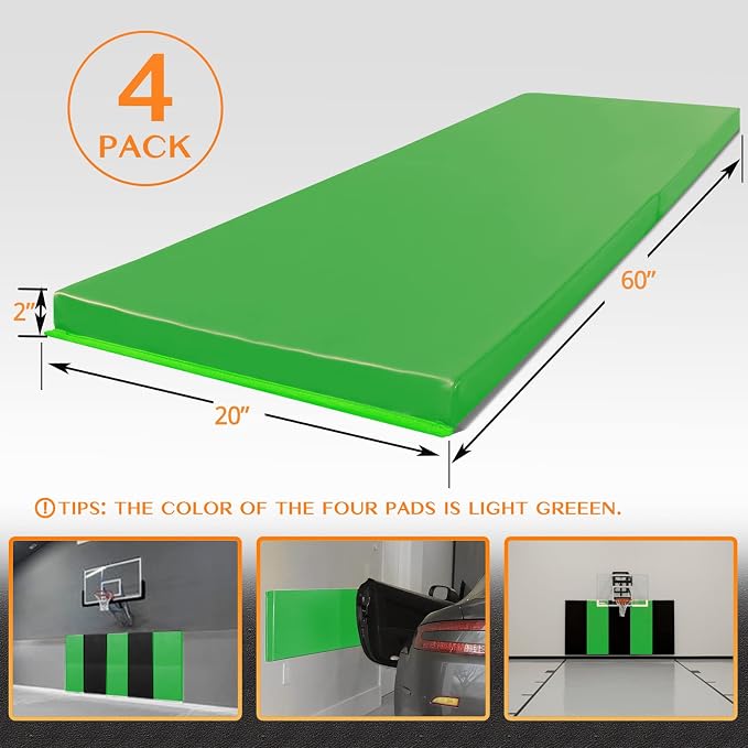 PROGOAL 2"/4" Thick Foam Protection Wall Pad，Gym Basketball-Court - Image 2