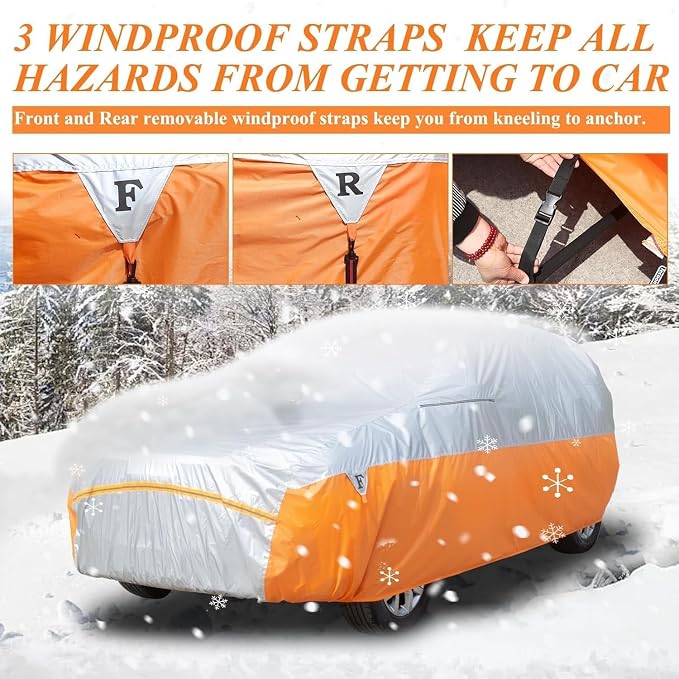 Tecoom Car Cover Waterproof All Weather - Image 2