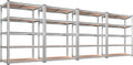 REIBII 2020LBS Garage Shelving Heavy Duty Metal Shelving 5 Tier Storage Shelves by REIBII