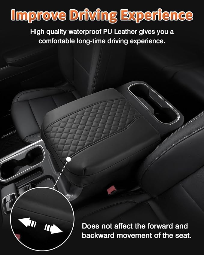 Shademax Center Console Cover for Chevy Silverado/GMC Sierra 1500 2019-2025 2026 - Image 7