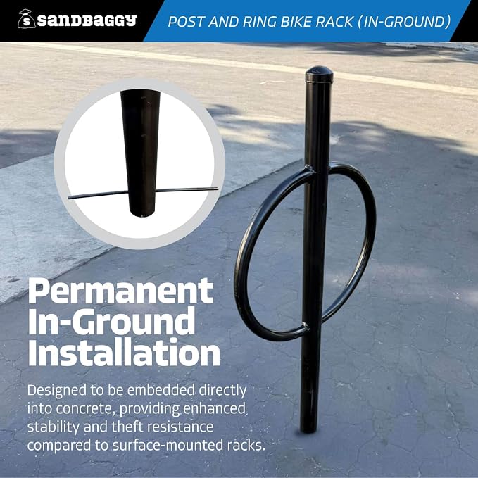 Sandbaggy Post and Ring Bike Rack - Image 5