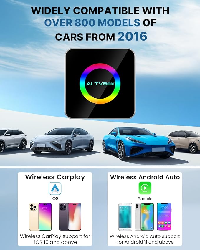 Sehawei Wireless CarPlay & Android Auto Adapter 2025 - Image 7