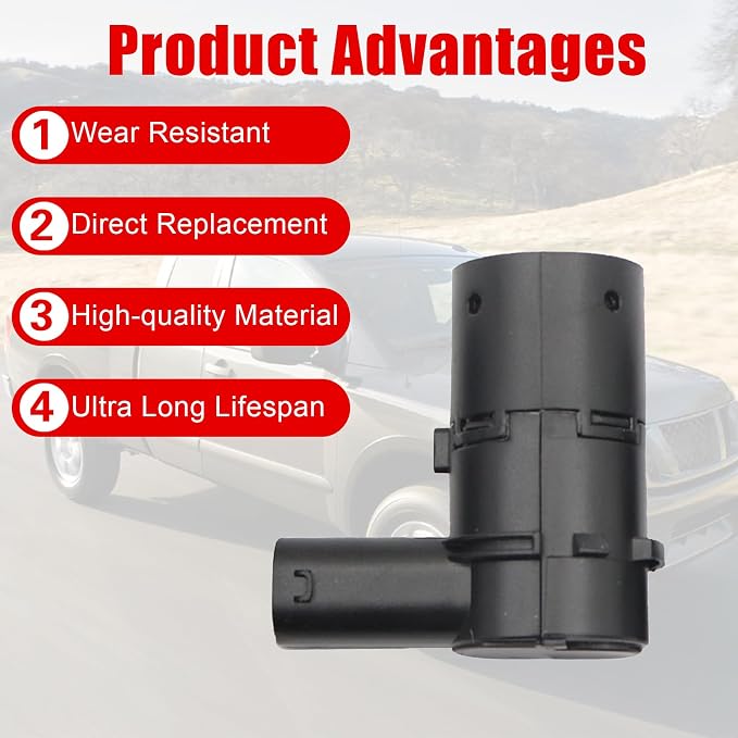 FZJDSD 4Pcs Car Bumper Reverse Parking Assist Sensor Compatible - Image 4