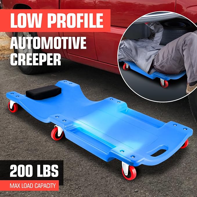 DNA MOTORING 36" L X 17" W x 4.25" H Vehicle Repair Low Profile Automotive - Image 6