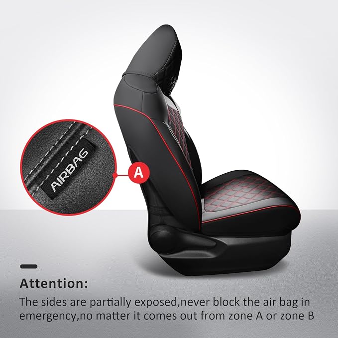 MIROZO Car Seat Covers for Toyota Rav4, Waterproof Rav4 Seat Covers Compatible - Image 2