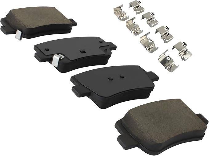 Premium Ceramic Rear Brake Pads Compatible - Image 2