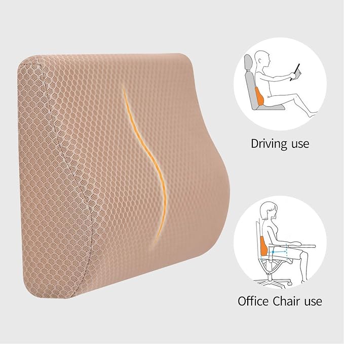 Memory Foam Lumbar Support Pillow - Image 6