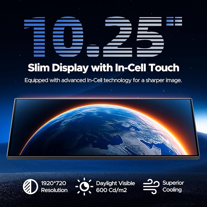 Volam 10.25'' Carplay Screen for car - Image 4
