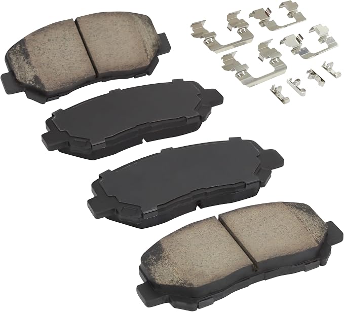 Premium Ceramic Front Brake Pads Compatible - Image 2