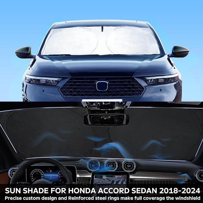 INSAUTO for Accord 2026 Windshield Sun Shade Sunshade Protector for Honda - Image 3