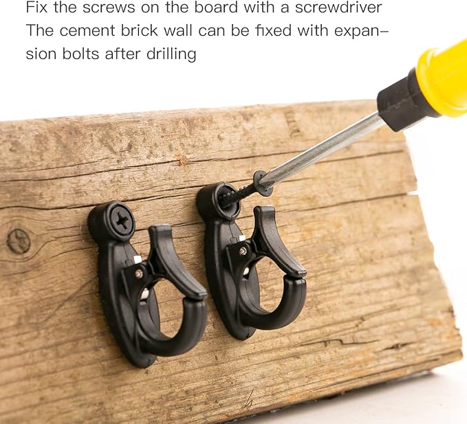 Elrswy 40Pack, Light Hanger Hooks, String Light Hooks, Screw-in Hooks - Image 4